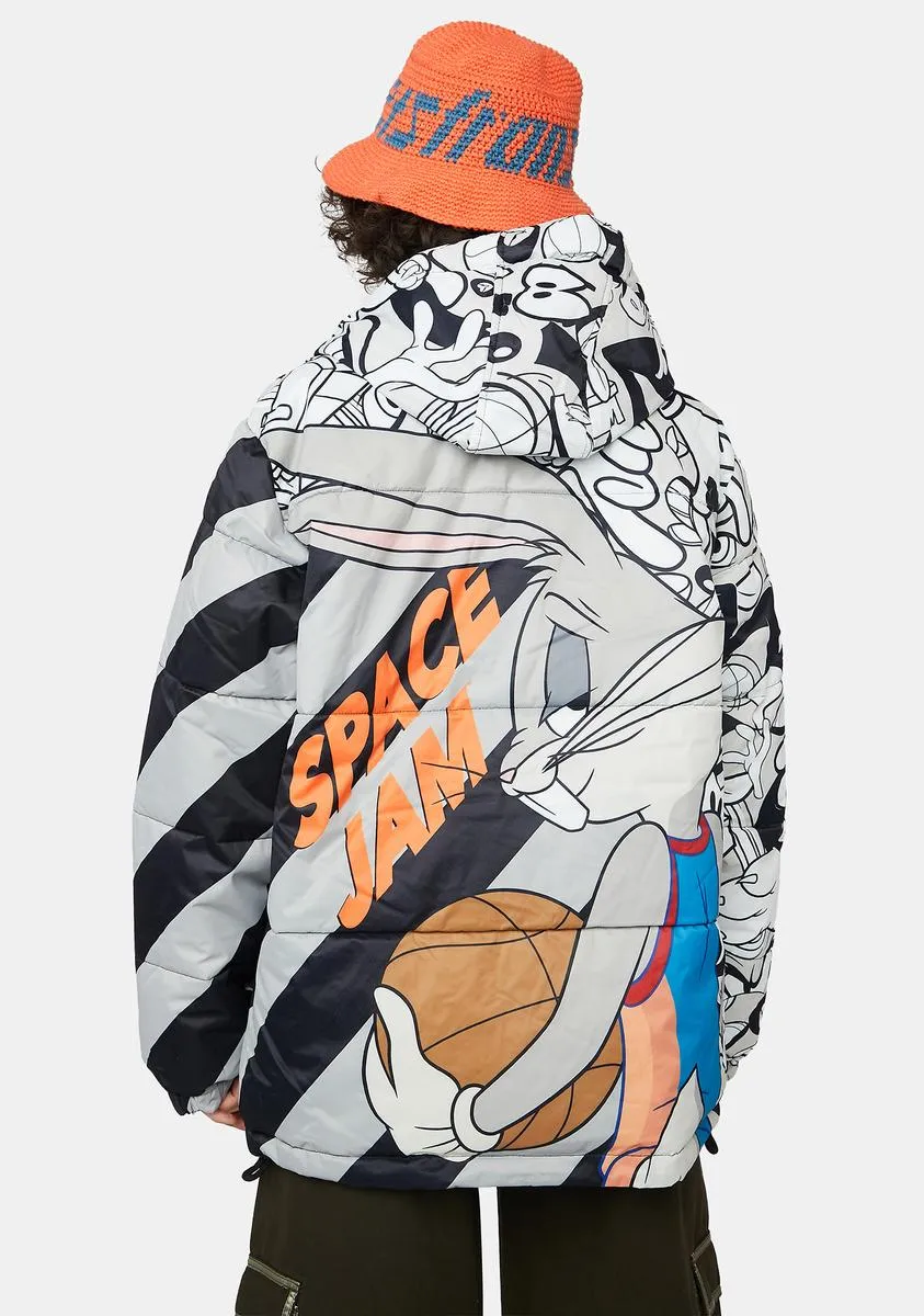 X Space Jam Puffer Jacket sold by Dolls Kill product image thumbnail 2