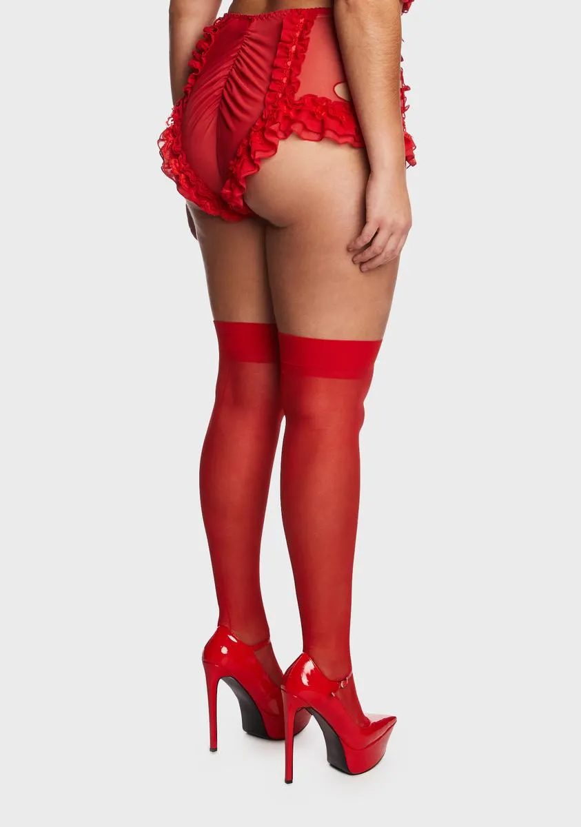 Plus Ruby Everybody Needs Somebody Lace Panties sold by Dolls Kill product image thumbnail 5