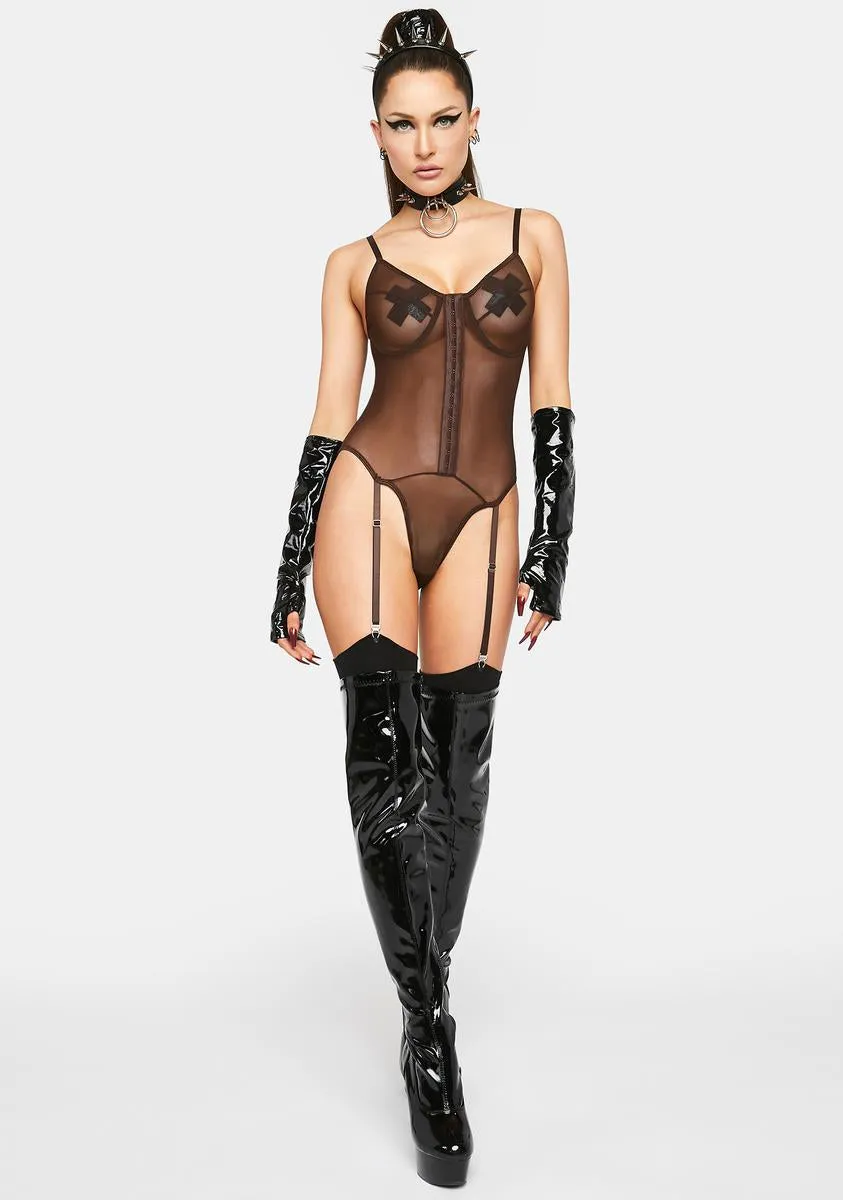 Natural Talent Garter Teddy sold by Dolls Kill product image thumbnail 3