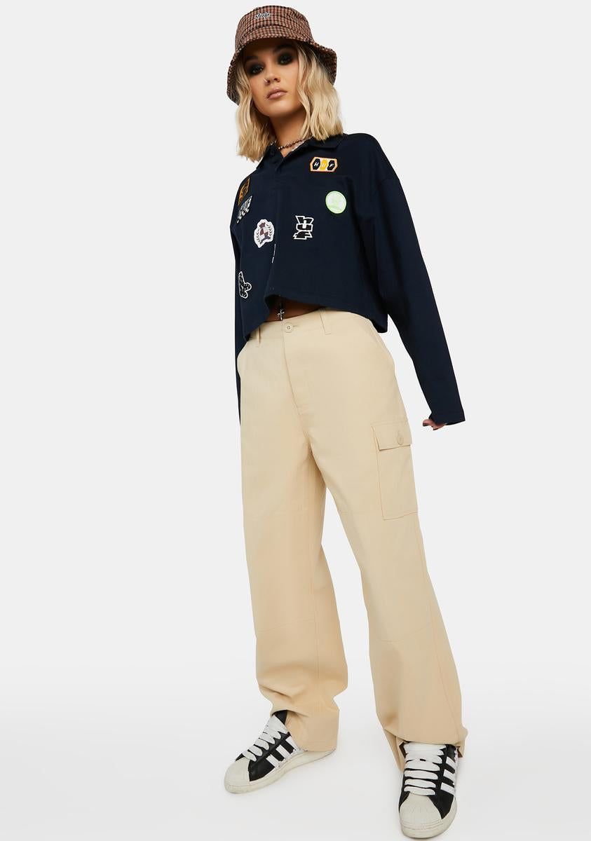 Double Knee Cargo Pants sold by Dolls Kill product image thumbnail 2