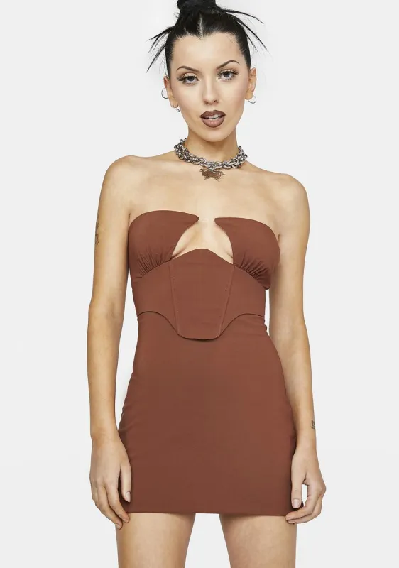Coffee City Takeover Mini Dress sold by Dolls Kill