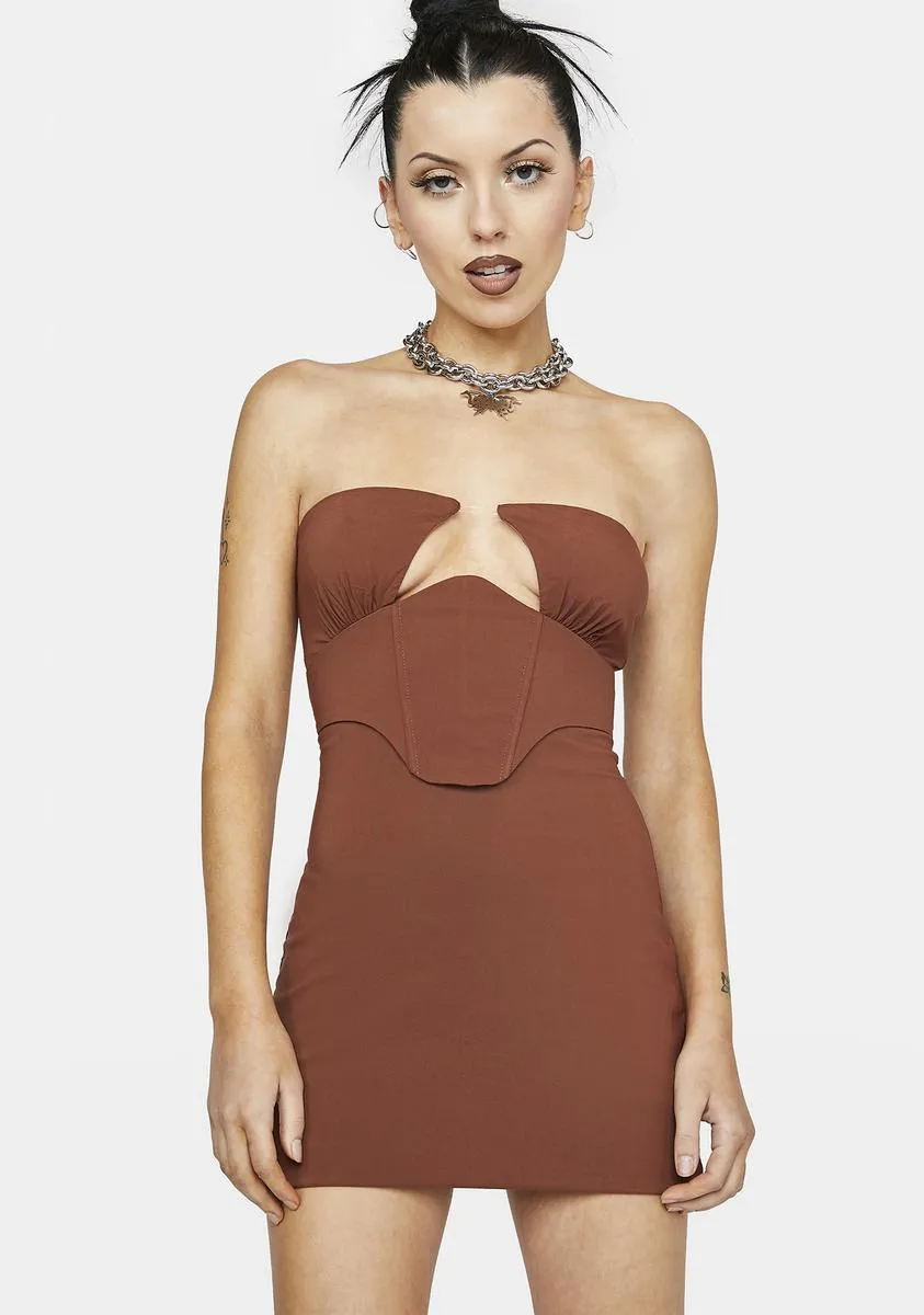 Coffee City Takeover Mini Dress sold by Dolls Kill