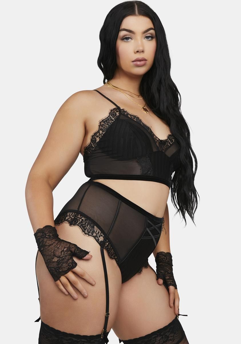 Plus Main Muse Lingerie Set sold by Dolls Kill product image thumbnail 2