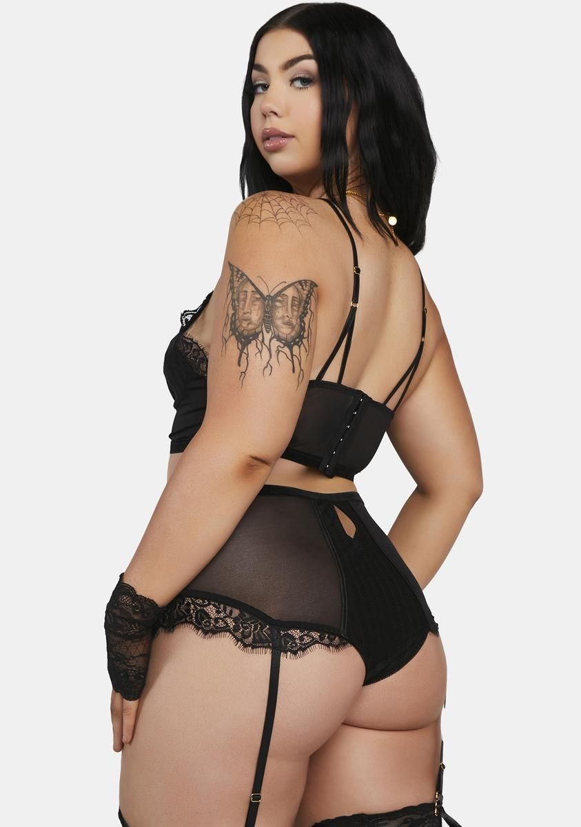 Plus Main Muse Lingerie Set sold by Dolls Kill product image thumbnail 4