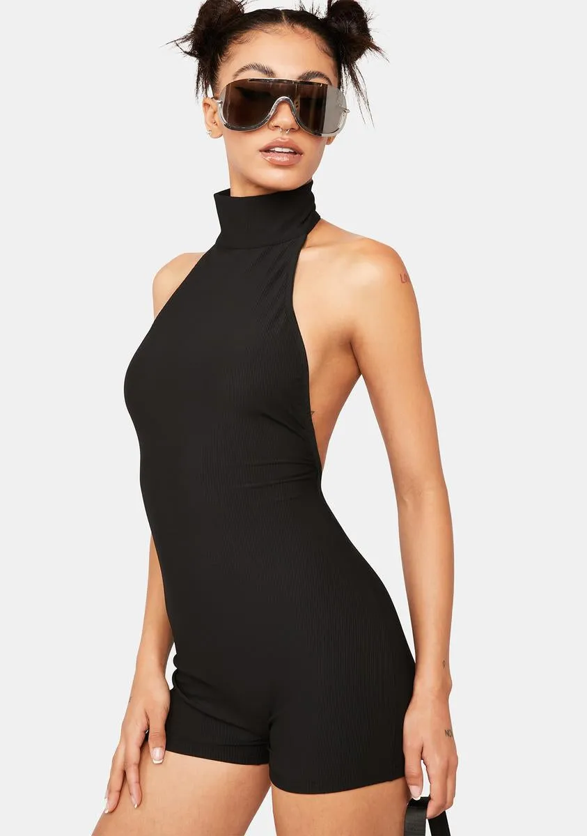 Annie Ribbed Open Back Romper sold by Dolls Kill product image thumbnail 2