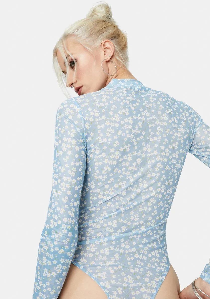 Whatever You Like Floral Print Bodysuit sold by Dolls Kill product image thumbnail 3