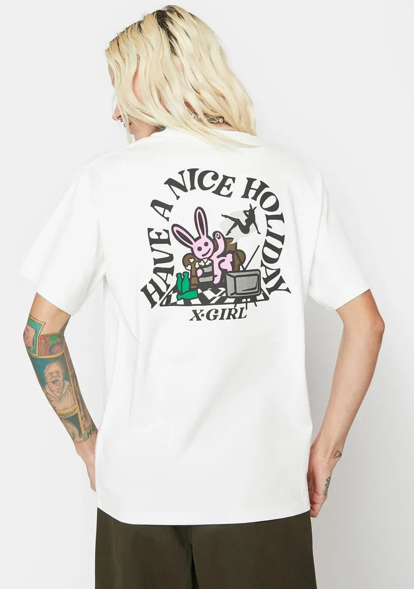 Holiday Bunny Graphic Tee sold by Dolls Kill