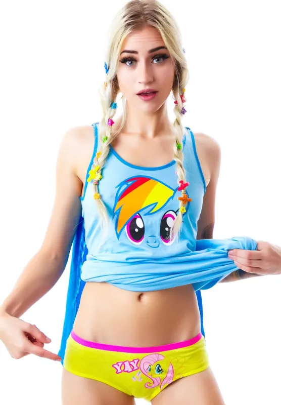 Rainbow Dash Little Pony Panty 3-Pack Set Parallel