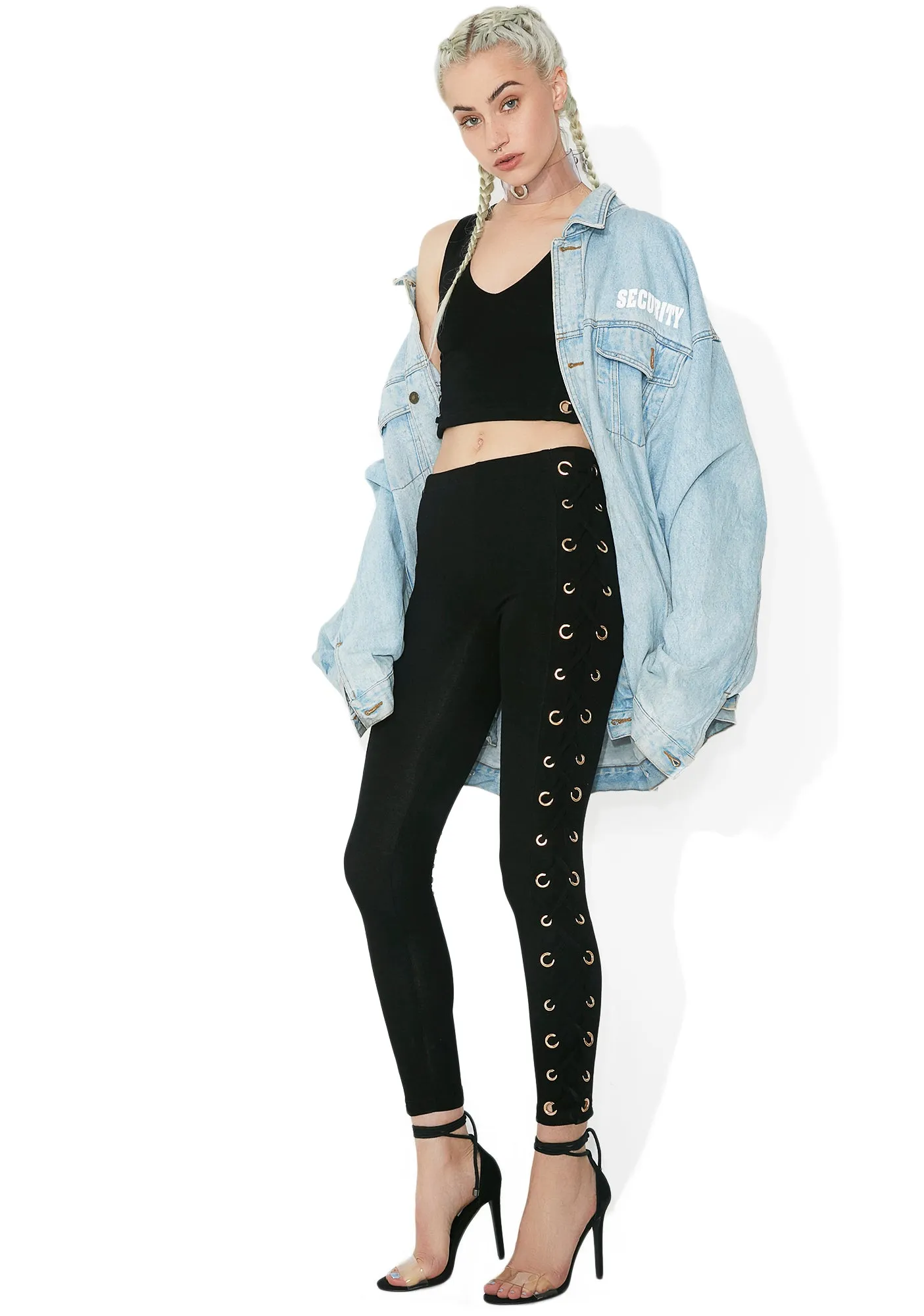 After Midnight Lace-Up Set sold by Dolls Kill product image thumbnail 5