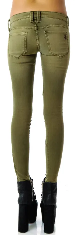 Skinny Zip Motocross Jeans sold by Dolls Kill