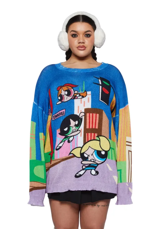 Plus Go Girls Oversized Sweater sold by Dolls Kill