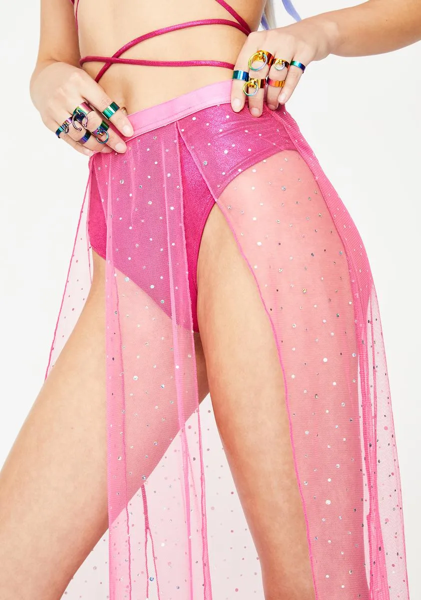 Sweeter Beatz Sheer Maxi Skirt sold by Dolls Kill product image thumbnail 2