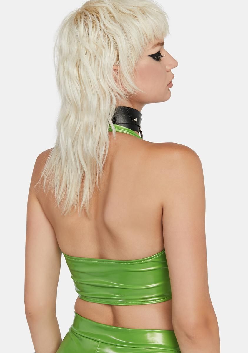 Lime In The Mood Halter Top sold by Dolls Kill product image thumbnail 4