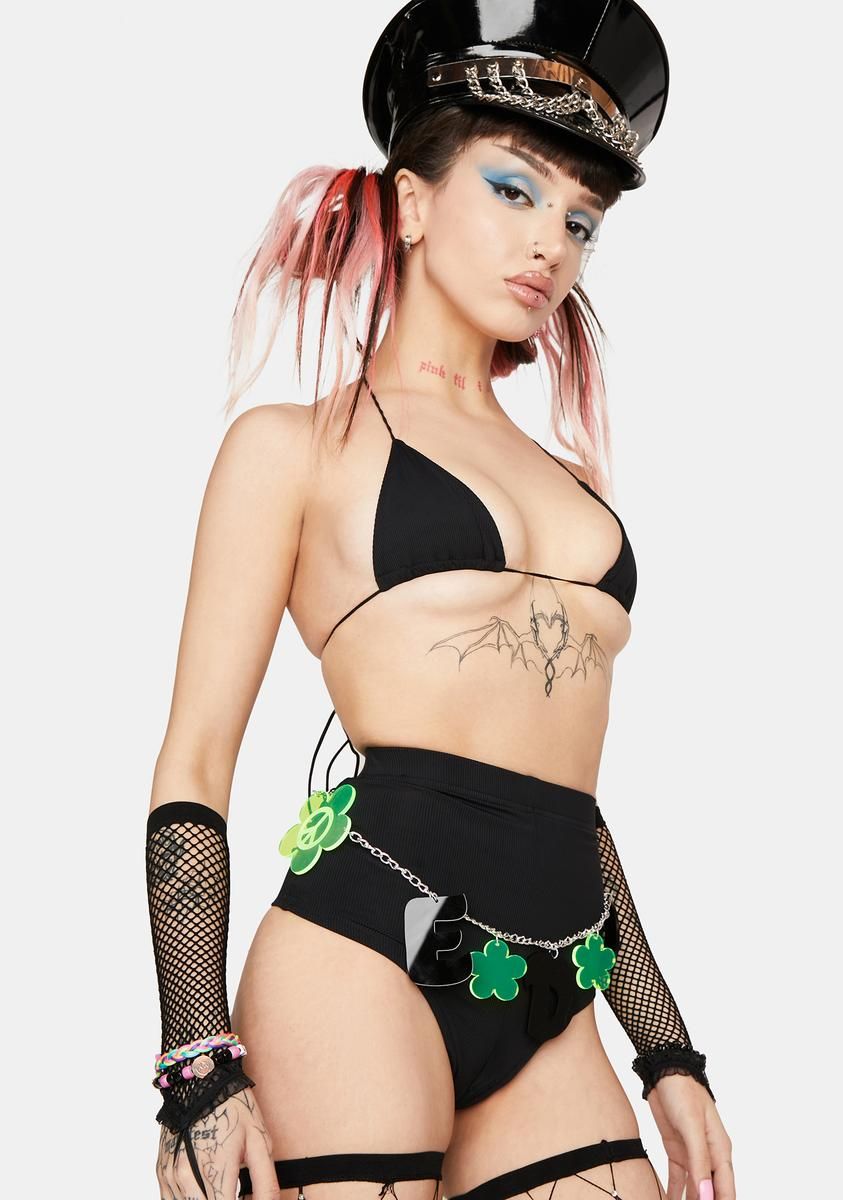 Techno Stage Booty Shorts Set sold by Dolls Kill product image thumbnail 2