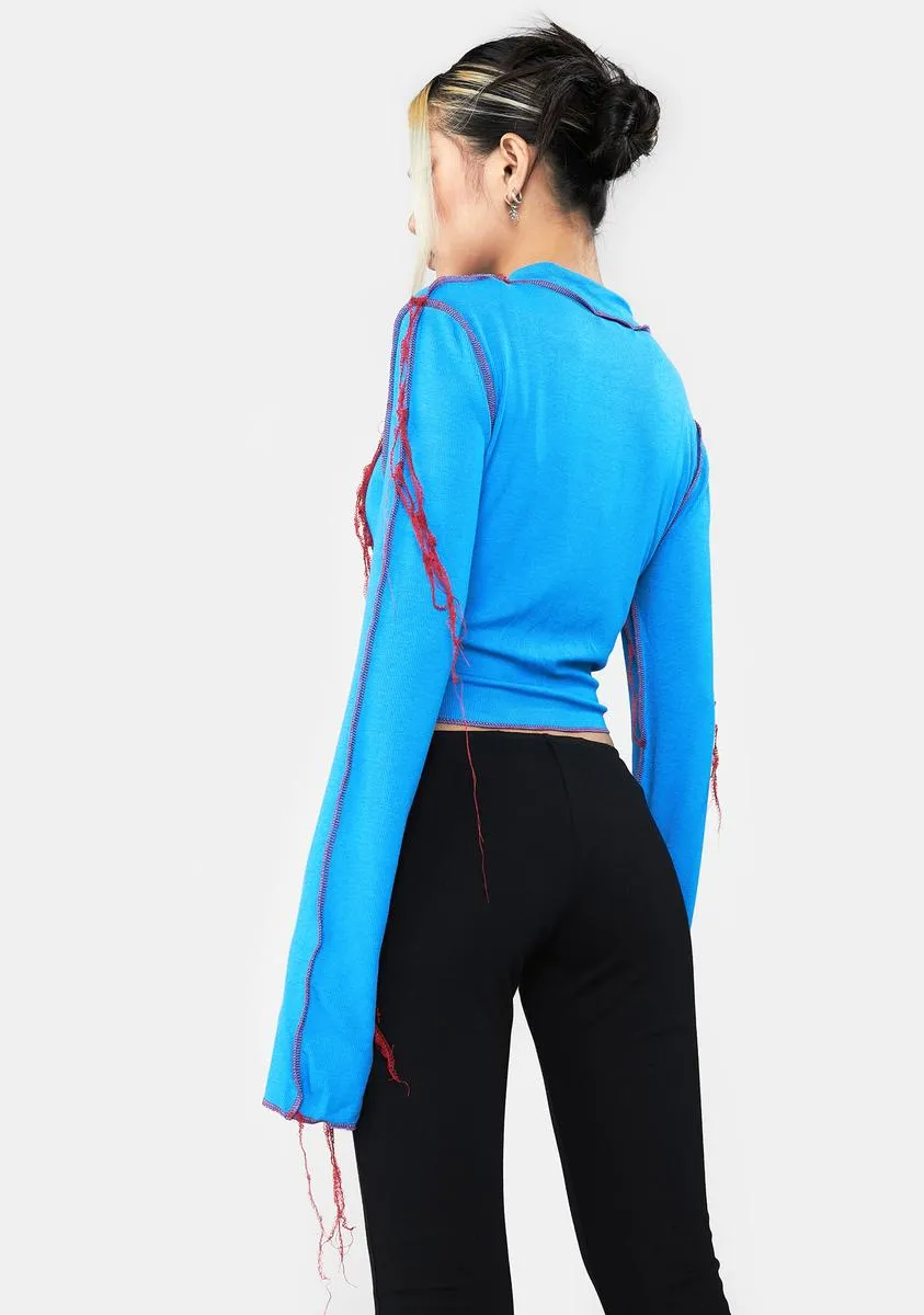 Ur Cancelled Lace Up Crop Top sold by Dolls Kill product image thumbnail 4