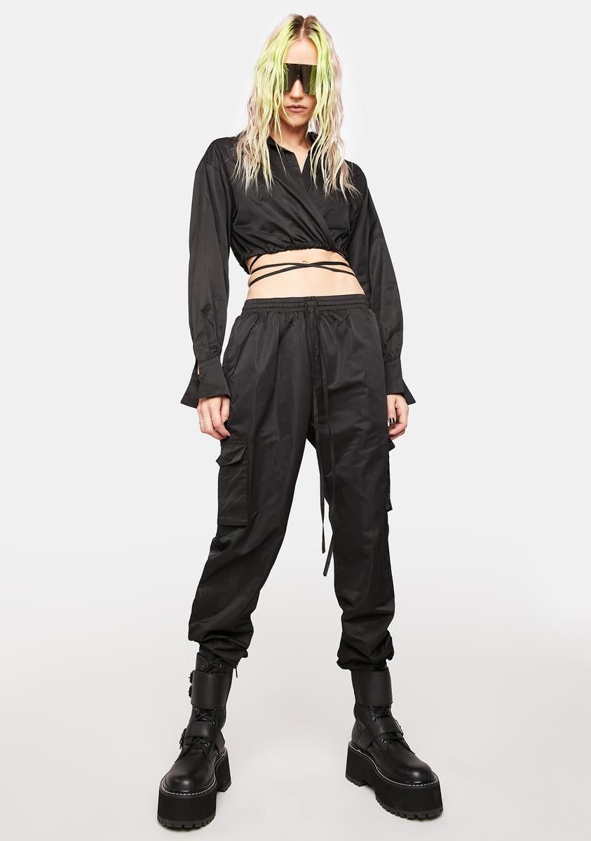 Dark Dust Yourself Off Windbreaker Pants Set sold by Dolls Kill product image thumbnail 3