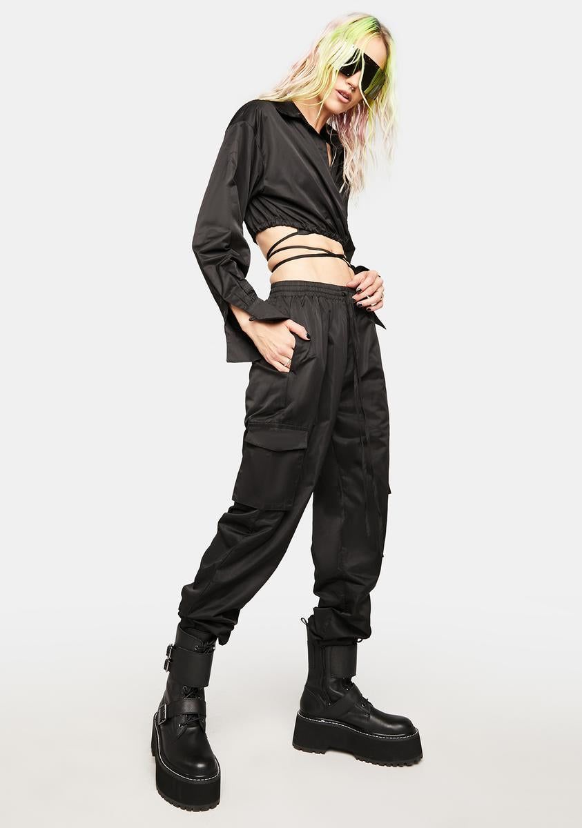 Dark Dust Yourself Off Windbreaker Pants Set sold by Dolls Kill product image thumbnail 2