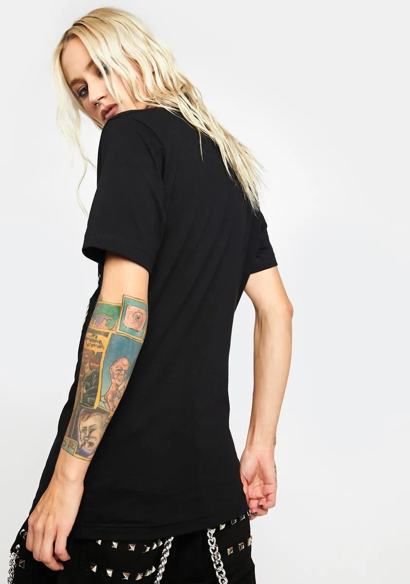 Night Of The Undead Graphic Tee sold by Dolls Kill product image thumbnail 4