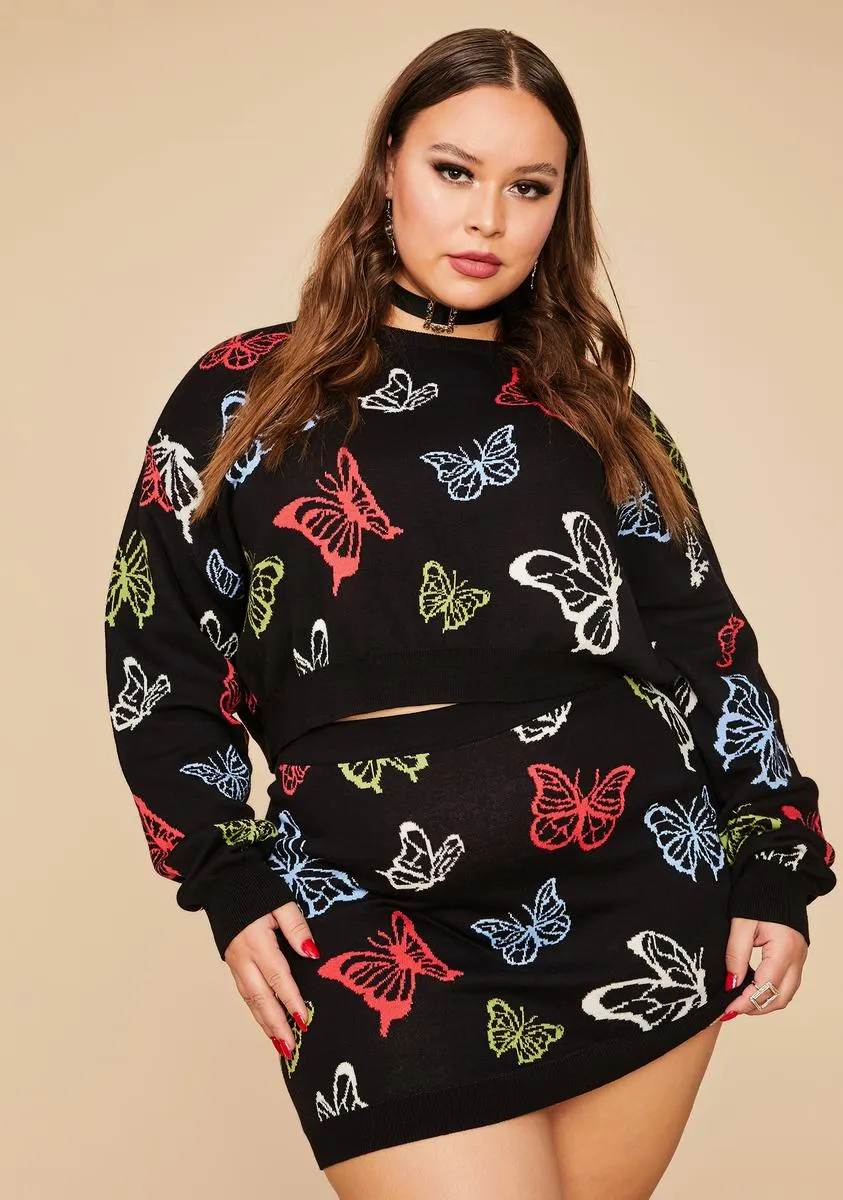 Real Magic Around Me Butterfly Skirt sold by Dolls Kill product image thumbnail 2