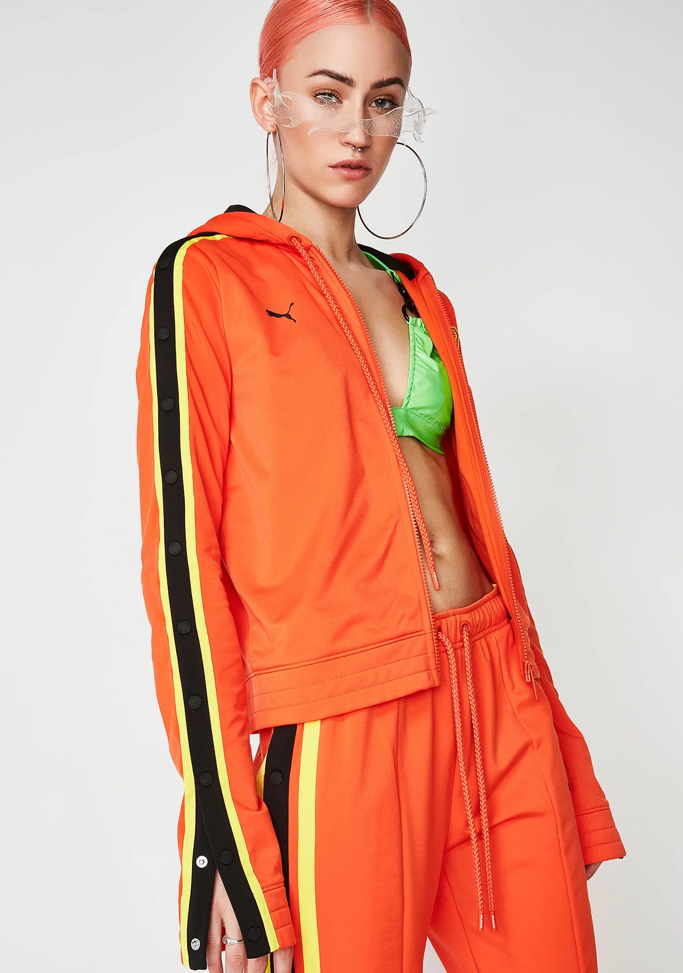 FENTY PUMA By Rihanna Fitted Tearaway Track Jacket sold by Dolls Kill product image thumbnail 4