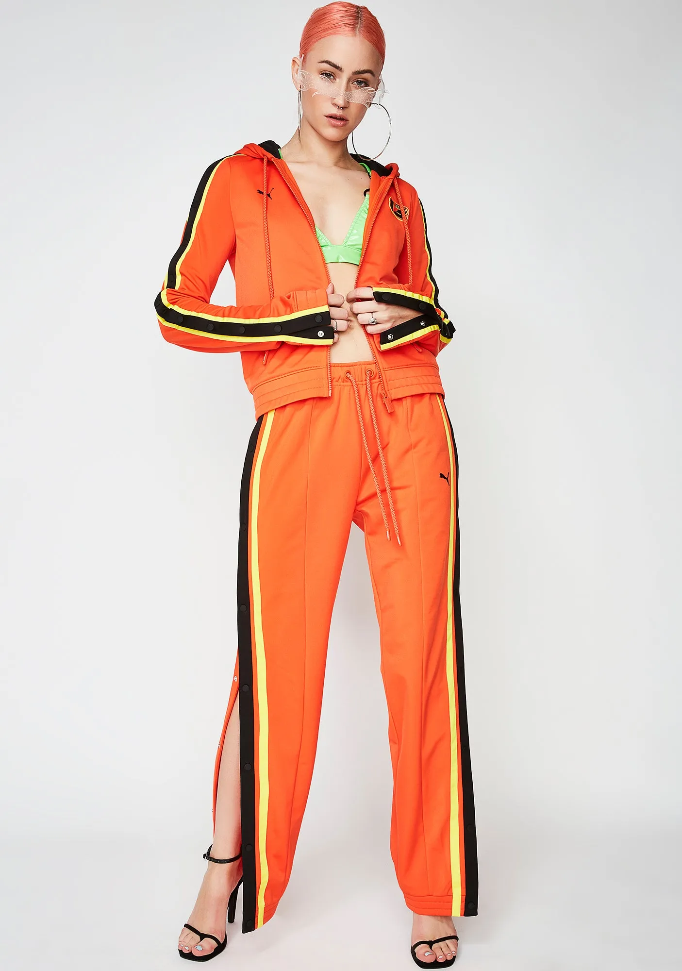 FENTY PUMA By Rihanna Fitted Tearaway Track Jacket sold by Dolls Kill product image thumbnail 5