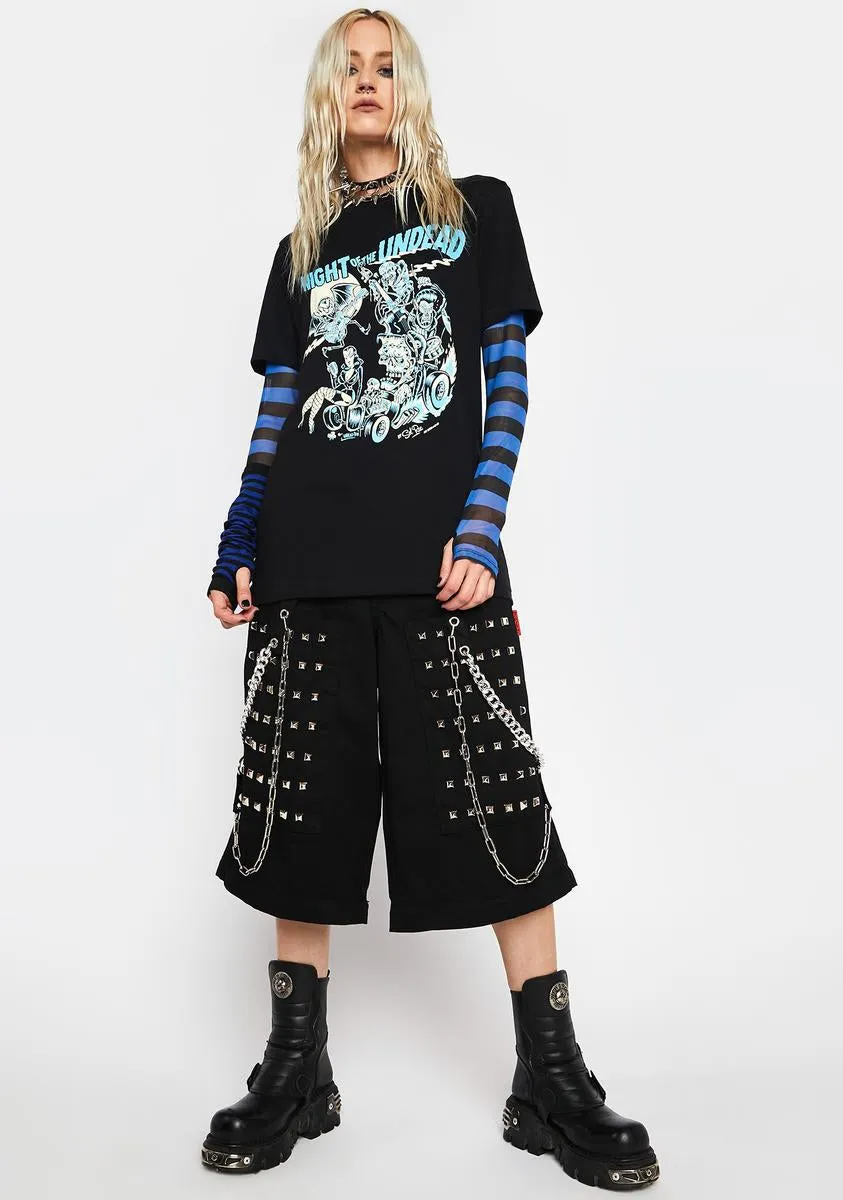Night Of The Undead Graphic Tee sold by Dolls Kill product image thumbnail 3