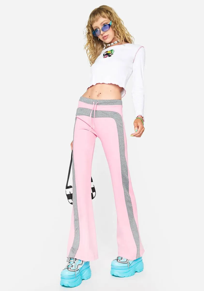 Catching Flights Track Pants sold by Dolls Kill product image thumbnail 2