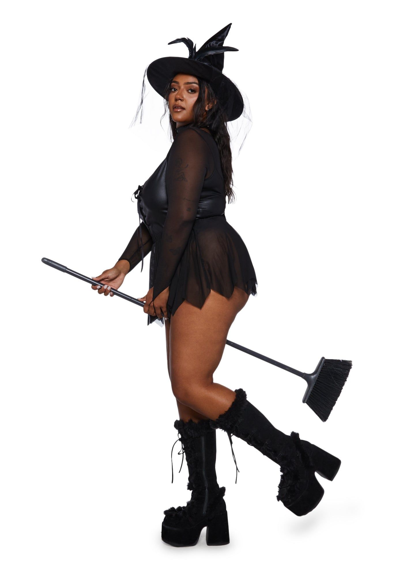 Plus In The Night Witch Costume sold by Dolls Kill product image thumbnail 2