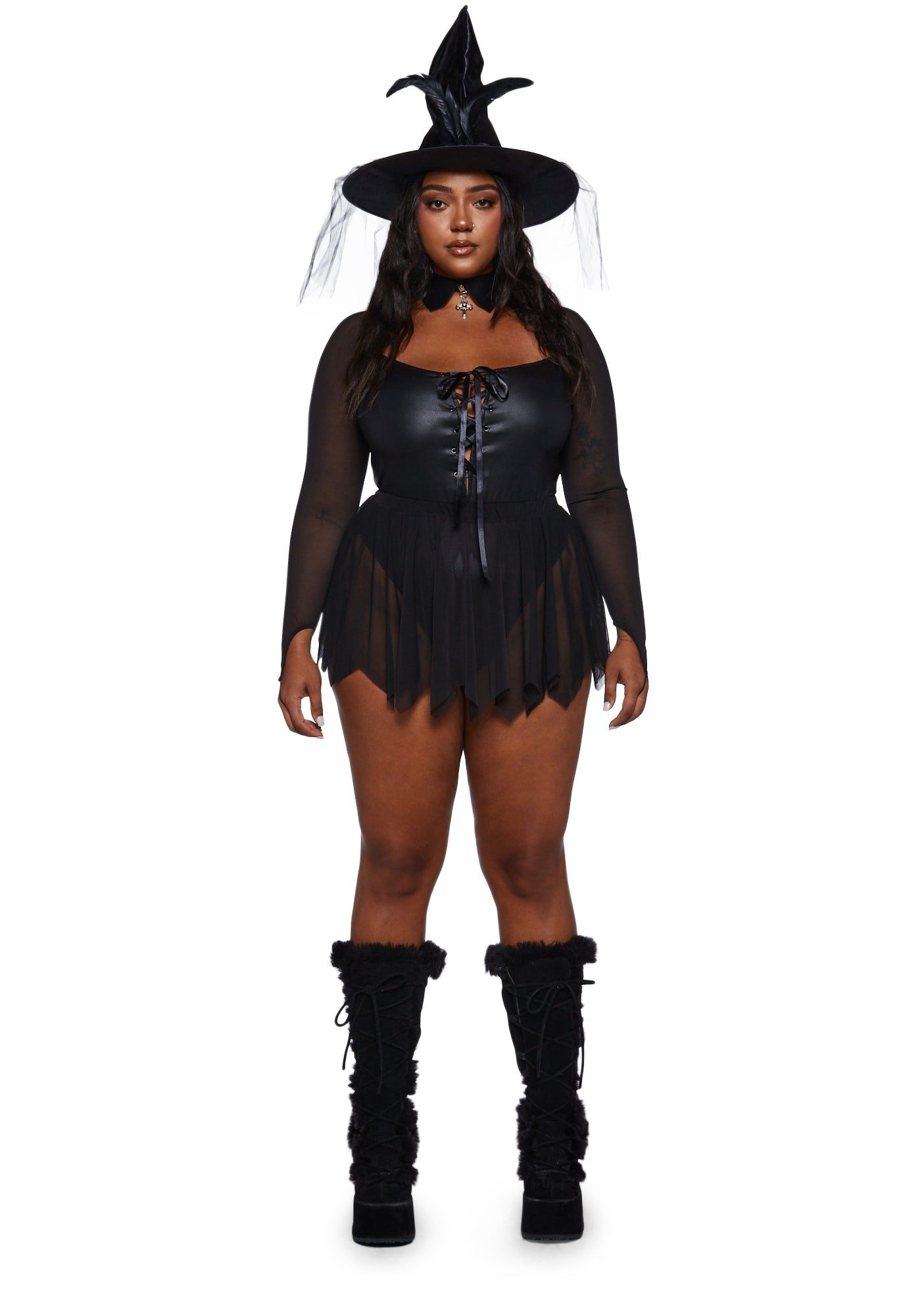 Plus In The Night Witch Costume sold by Dolls Kill