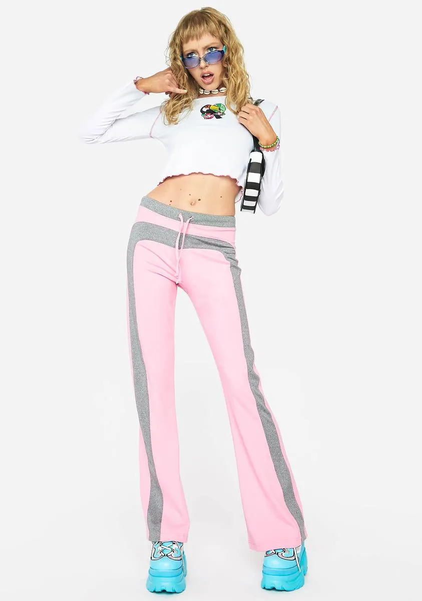 Catching Flights Track Pants sold by Dolls Kill product image thumbnail 3