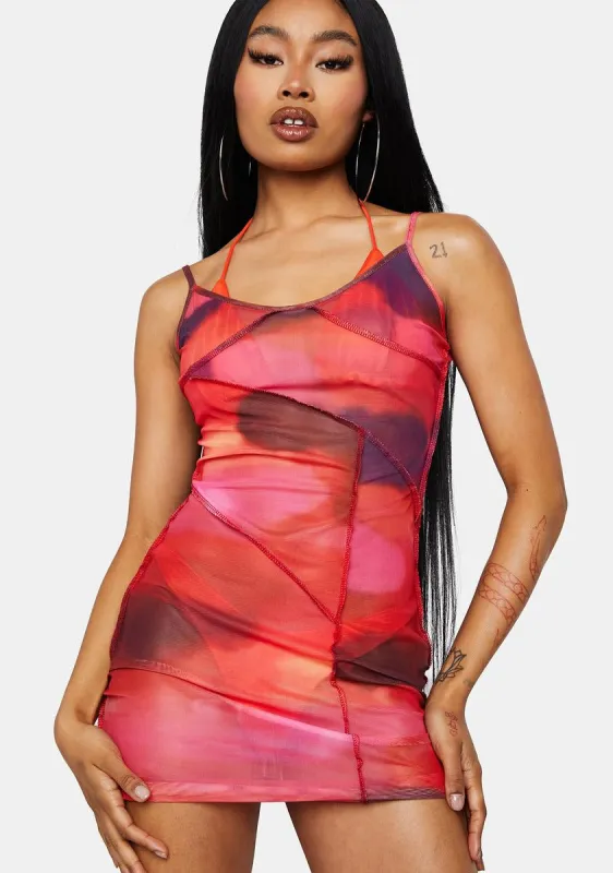 Hot Appeal Mesh Mini Dress sold by Dolls Kill