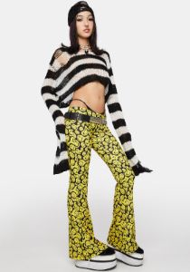 Slap Happy Flared Pants sold by Dolls Kill