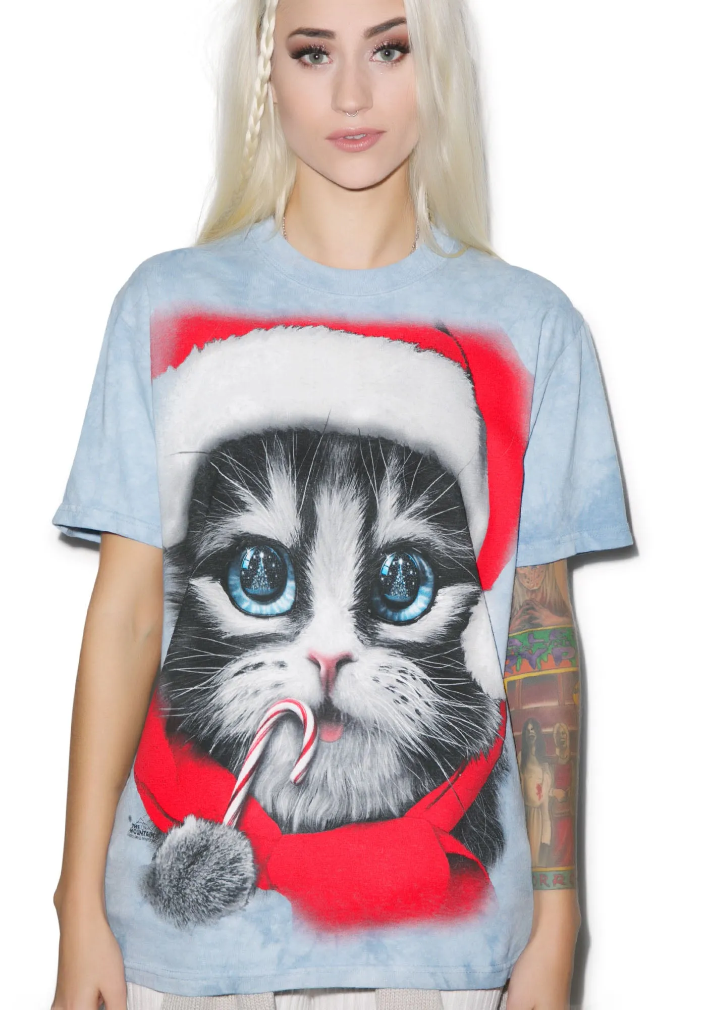 Xmas Kitty Tee sold by Dolls Kill product image thumbnail 4