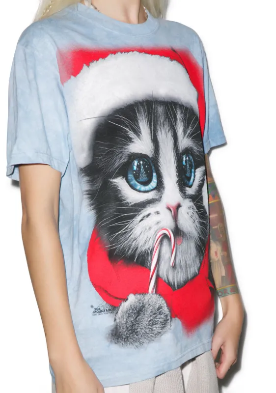 Xmas Kitty Tee made by Dolls Kill