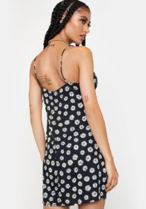 Grunge Daisy Black Mala Mini Dress sold by Dolls Kill
