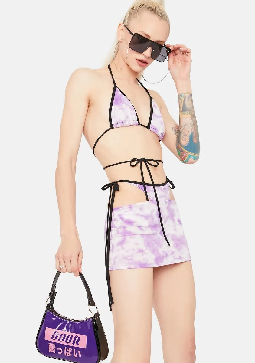 Fairy Top The Charts Tie Dye Skirt Set sold by Dolls Kill product image thumbnail 2