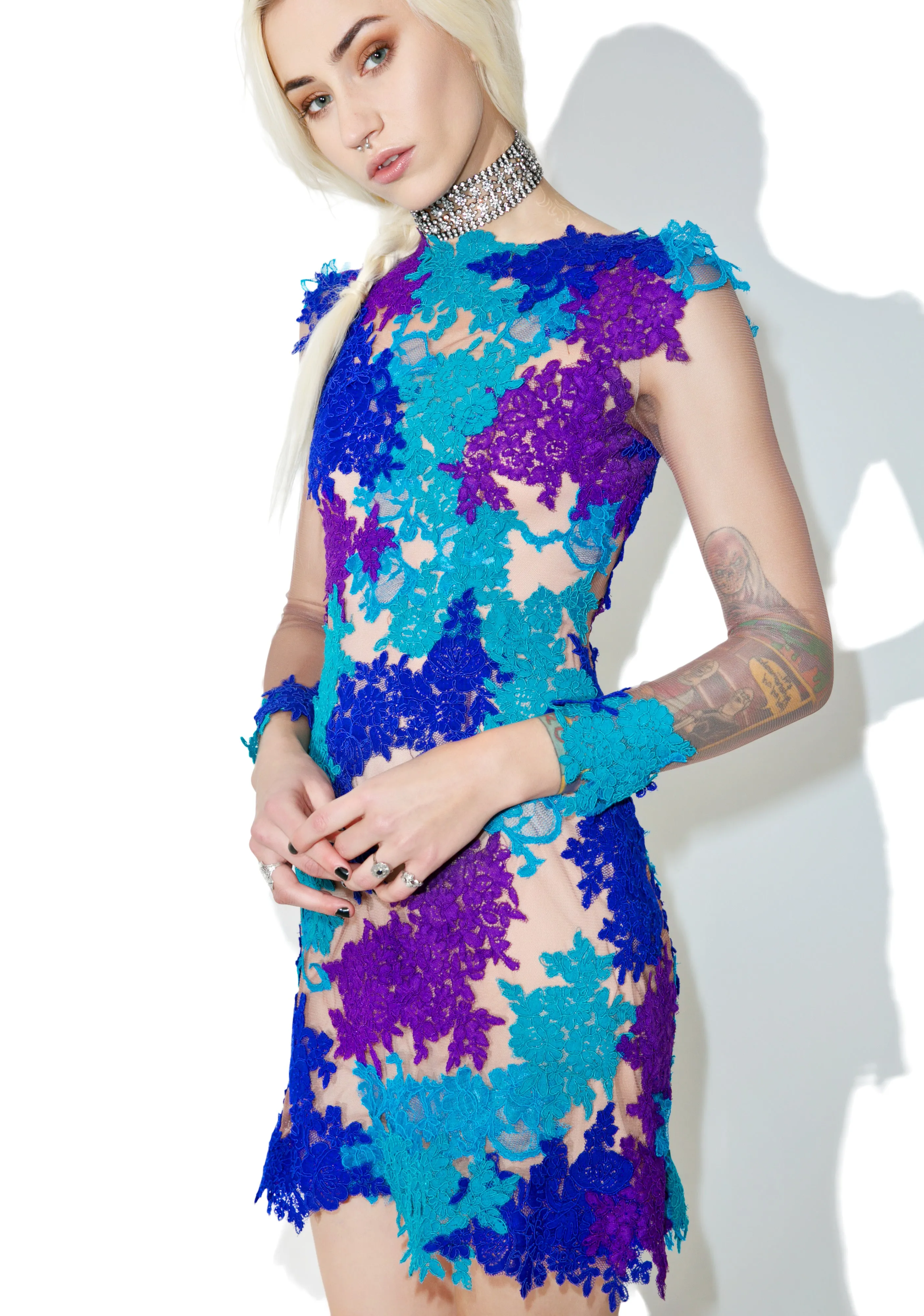 Novella Garden Lace Dress sold by Dolls Kill product image thumbnail 3