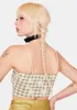 Sage Get Your Fix Crop Top sold by Dolls Kill
