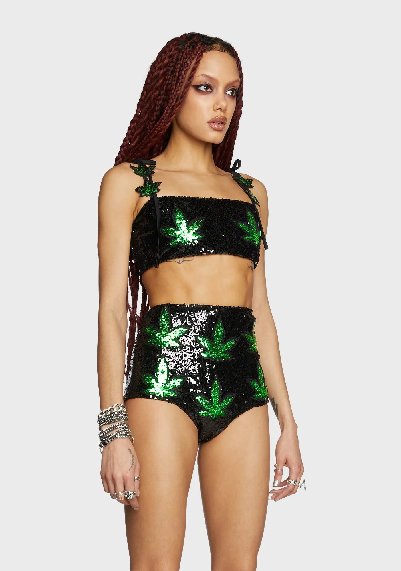 See Me Rollin' Sequin Top sold by Dolls Kill product image thumbnail 5