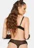 Nora Lime Net & Lace Thong sold by Dolls Kill