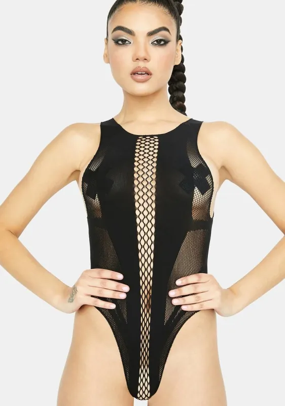 Here For A Good Time Bodysuit sold by Dolls Kill