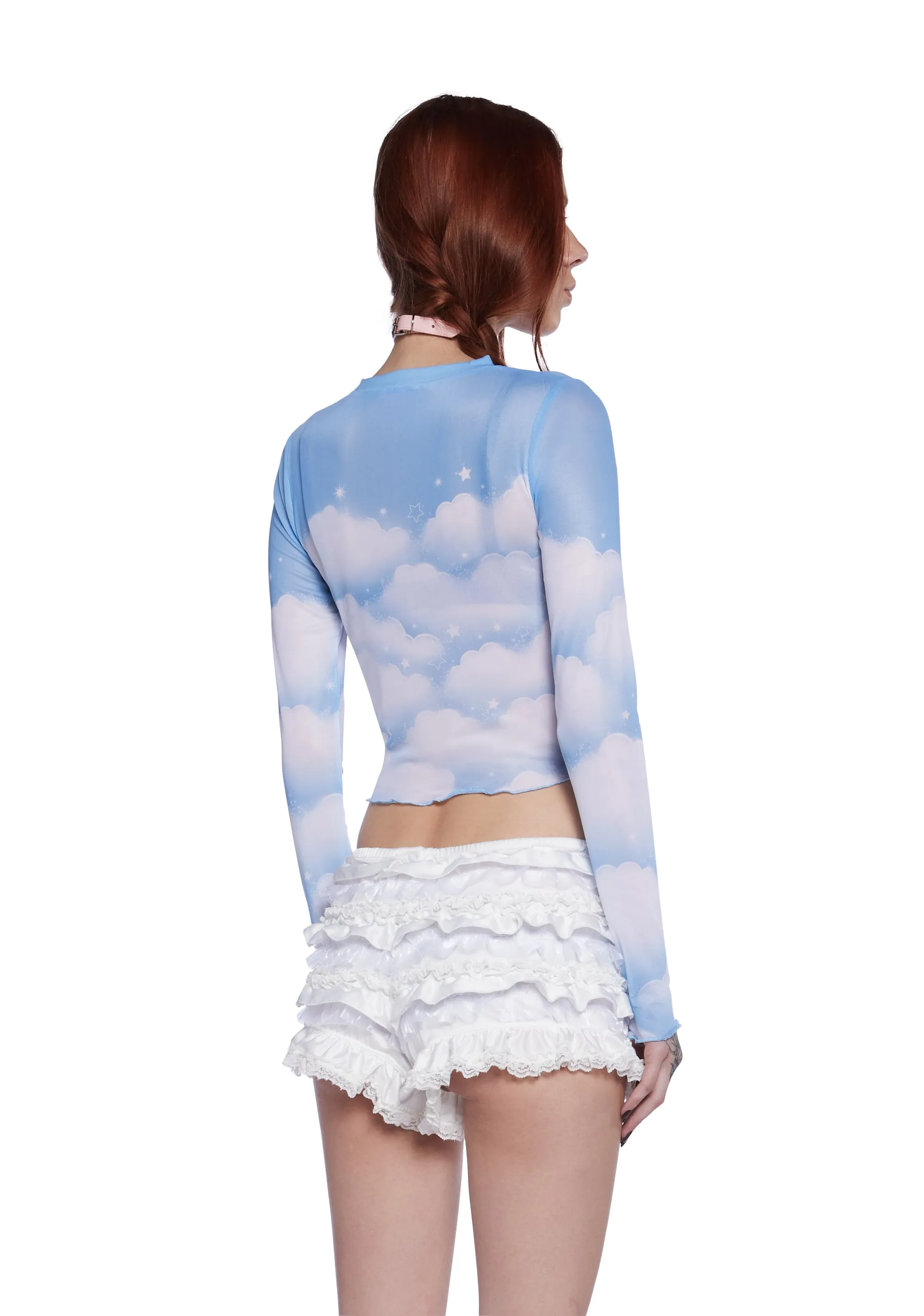 Sparkle Magic Mesh Top sold by Dolls Kill product image thumbnail 4