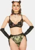 Nora Lime Net & Lace Thong sold by Dolls Kill