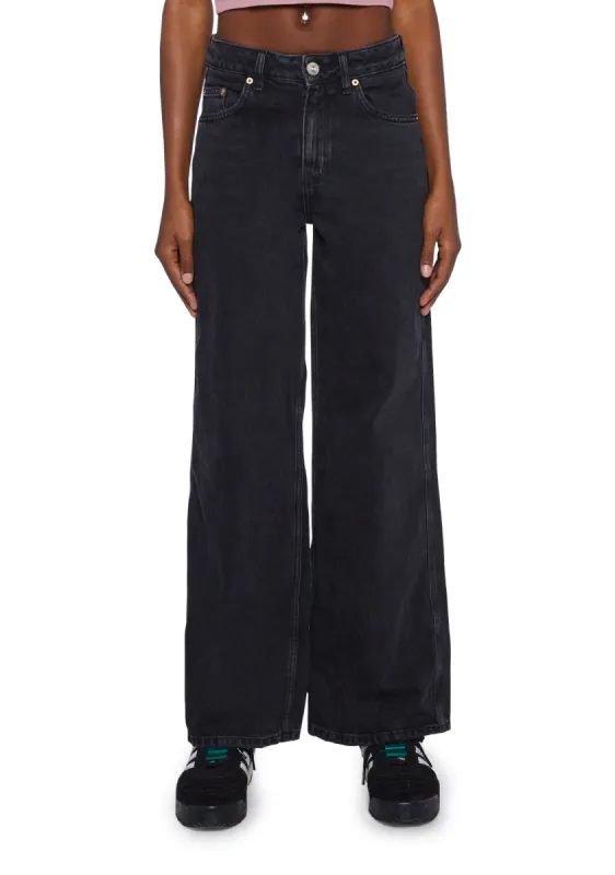 Wide Leg Puddle Jeans sold by Dolls Kill