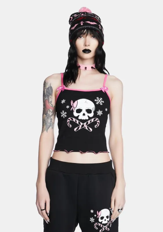 Lovely Bones Graphic Tank sold by Dolls Kill