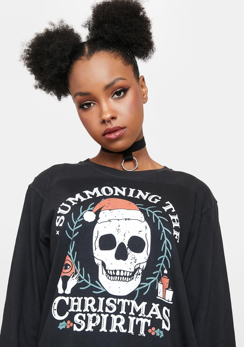 Summoning Christmas Graphic Tee sold by Dolls Kill