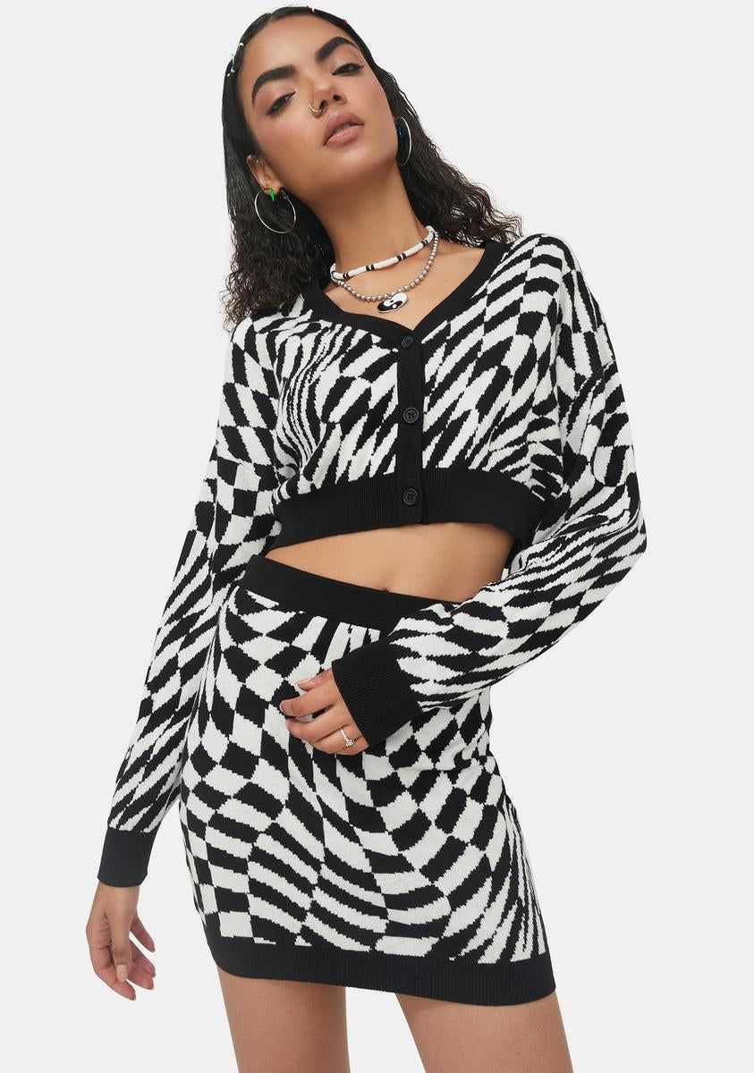 Warp Speed Knit Cardigan sold by Dolls Kill