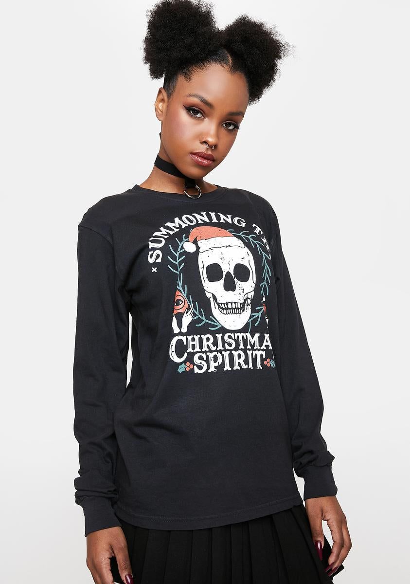 Summoning Christmas Graphic Tee sold by Dolls Kill product image thumbnail 2