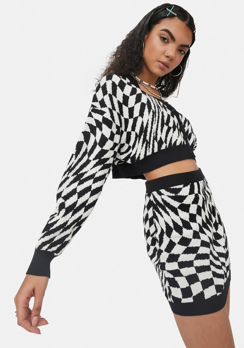 Warp Speed Knit Cardigan sold by Dolls Kill product image thumbnail 5