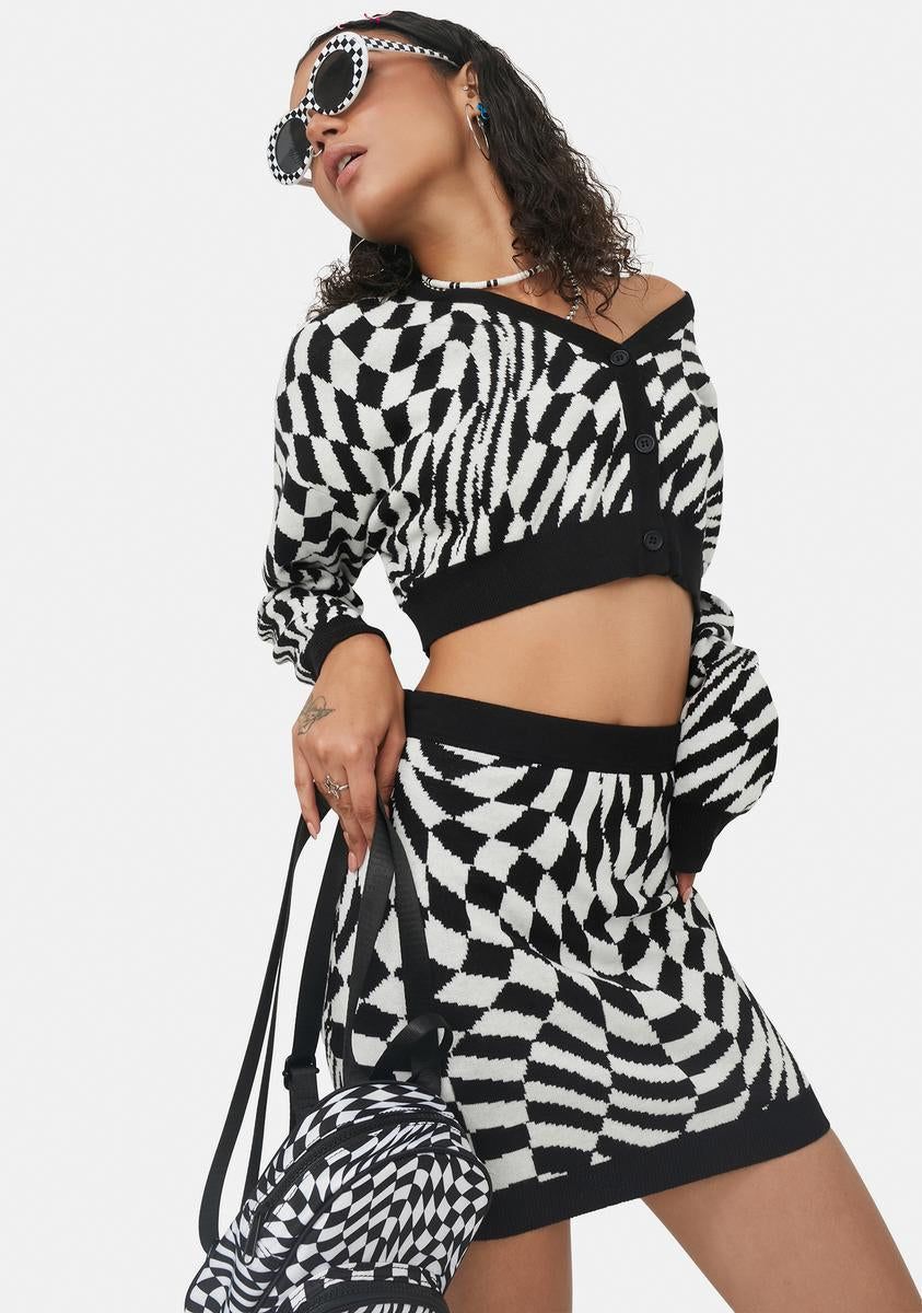 Warp Speed Knit Cardigan sold by Dolls Kill product image thumbnail 2